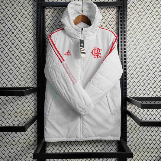 Abrigo blanco Flamengo temporada 2023